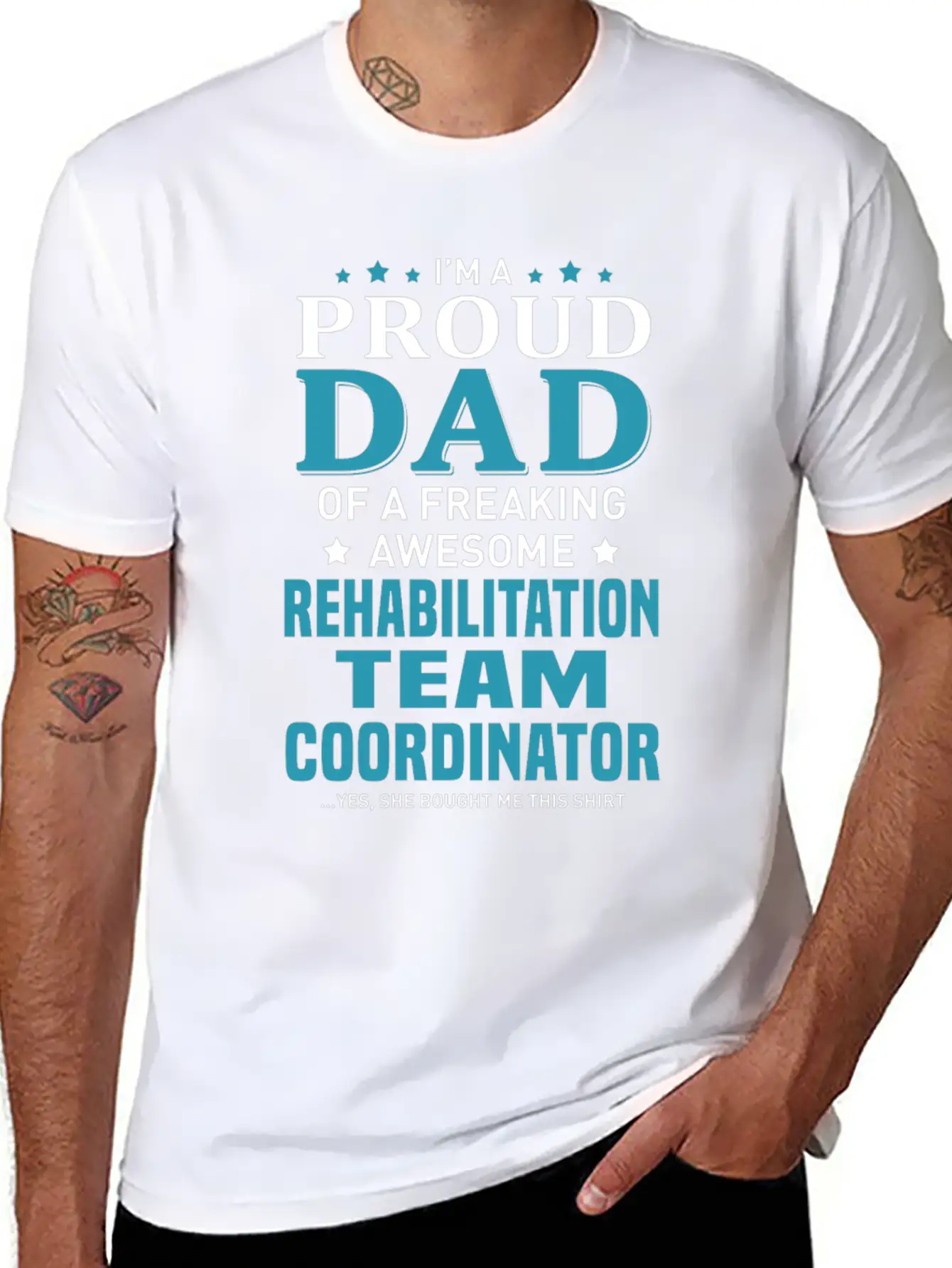 Rehabilitation Team Coordinator Relaxed Everyday Tee – Lightweight And Durable Cotton