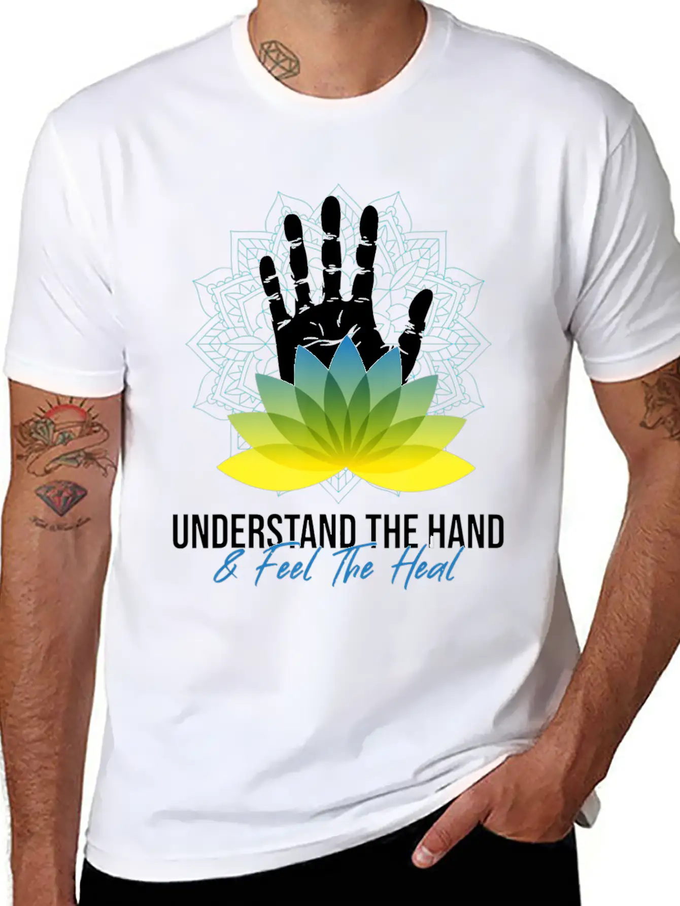 Reiki Practitioner Quote For Lightworker And Holis Modern Fit Casual T-Shirt – Clean And Versatile Design