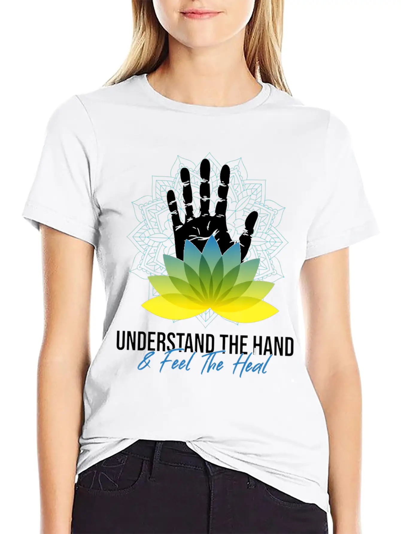 Reiki Practitioner Quote For Lightworker And Holis Modern Fit Casual T-Shirt – Clean And Versatile Design
