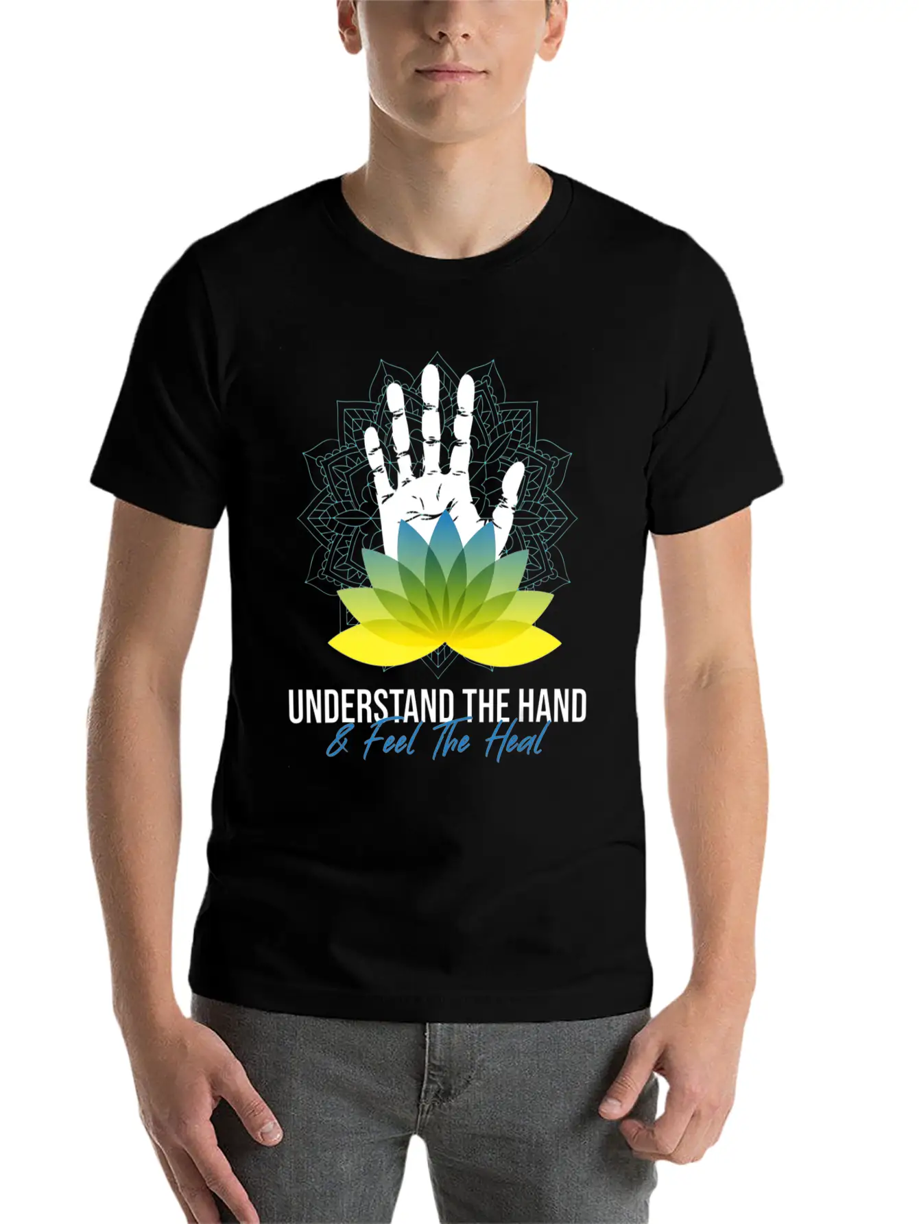 Reiki Practitioner Quote For Lightworker And Holis Modern Fit Casual T-Shirt – Clean And Versatile Design