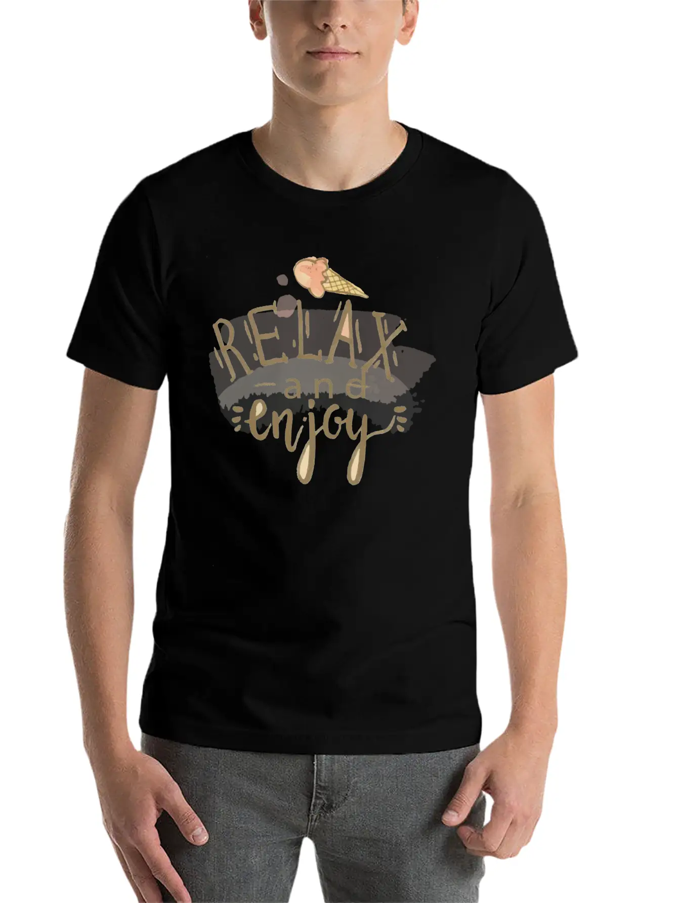 Relax And Enjoy Relaxed Everyday Tee – Lightweight And Durable Cotton
