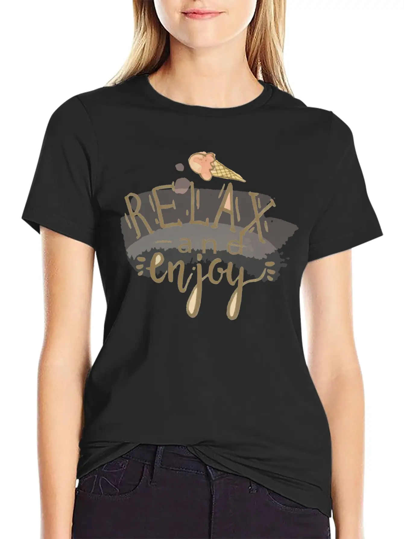 Relax And Enjoy Relaxed Everyday Tee – Lightweight And Durable Cotton