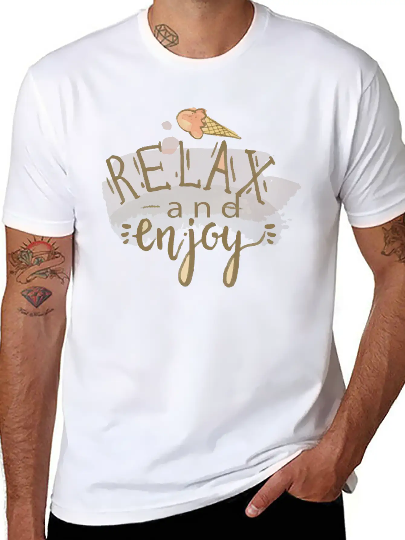 Relax And Enjoy Relaxed Everyday Tee – Lightweight And Durable Cotton