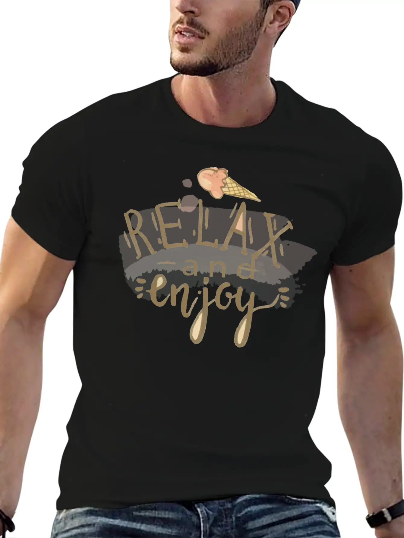Relax And Enjoy Relaxed Everyday Tee – Lightweight And Durable Cotton