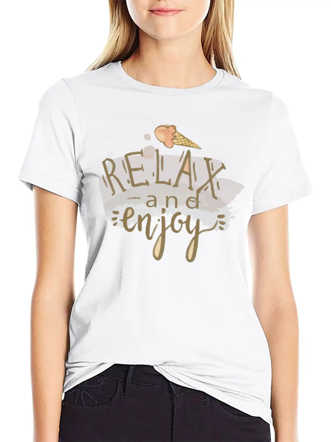 Relax And Enjoy Relaxed Everyday Tee – Lightweight And Durable Cotton