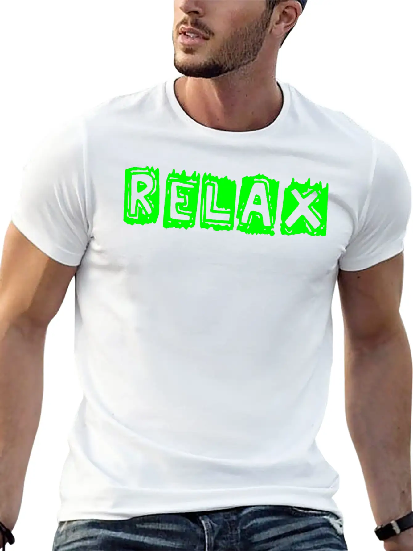 Relax Lightweight Cotton T-Shirt – Daily Comfort Graphic Shirt