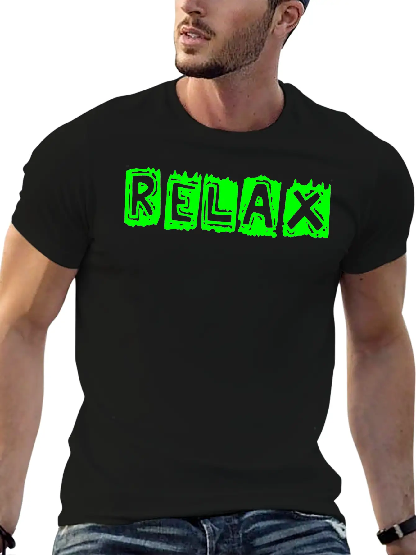 Relax Lightweight Cotton T-Shirt – Daily Comfort Graphic Shirt