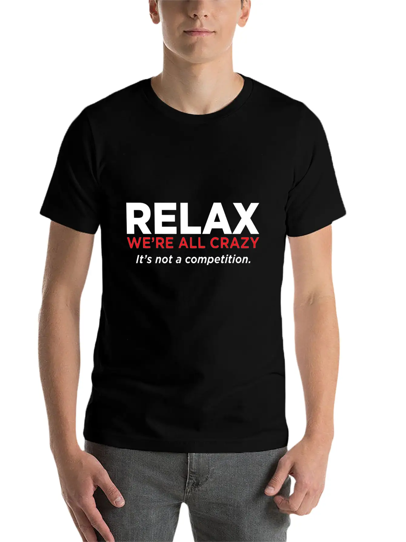 RELAX Modern Fit Casual T-Shirt – Clean And Versatile Design