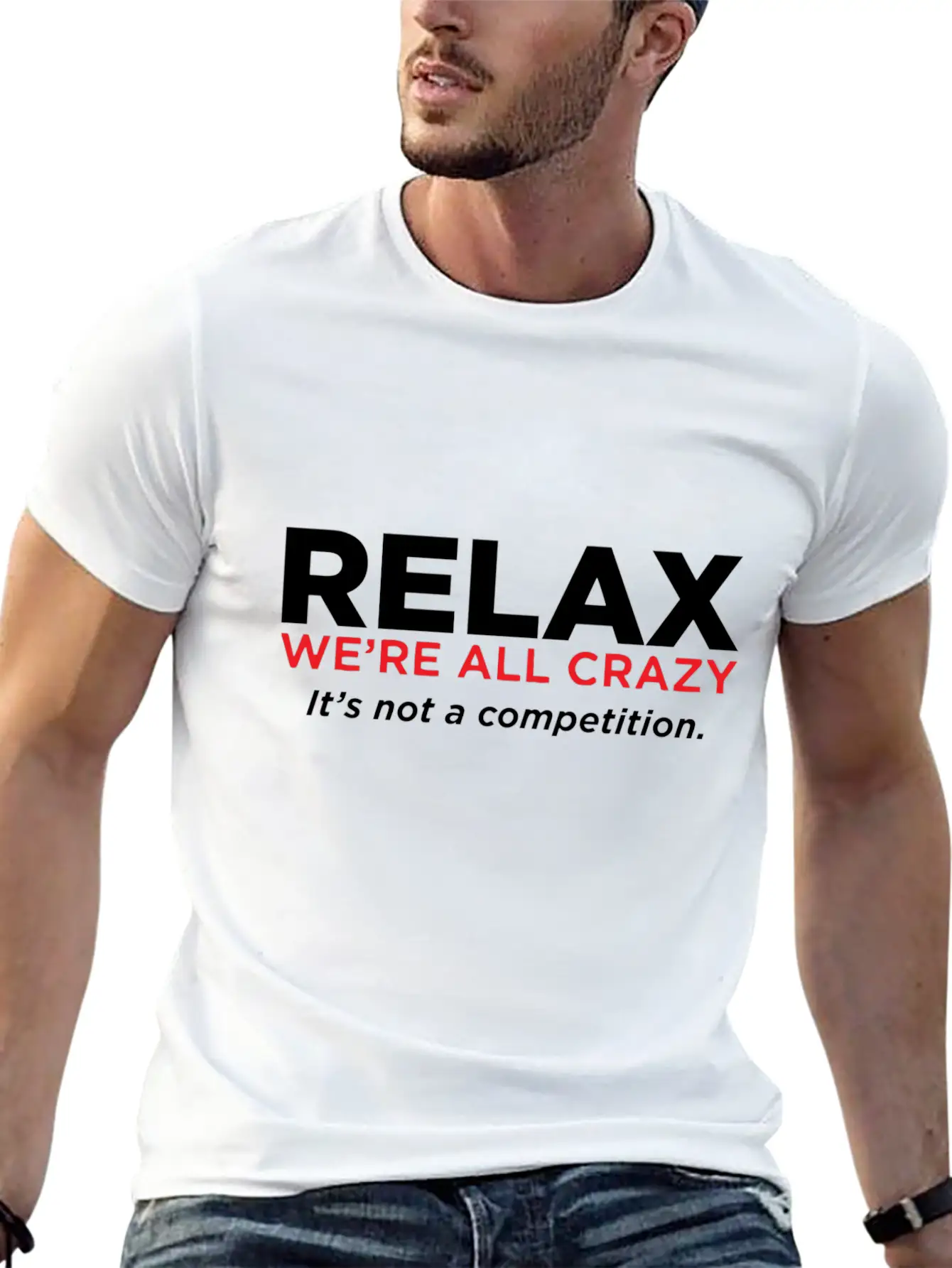 RELAX Modern Fit Casual T-Shirt – Clean And Versatile Design