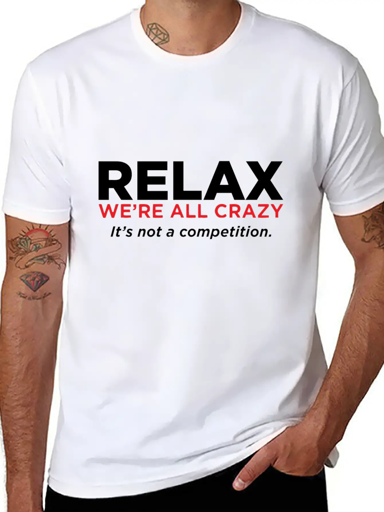 RELAX Modern Fit Casual T-Shirt – Clean And Versatile Design