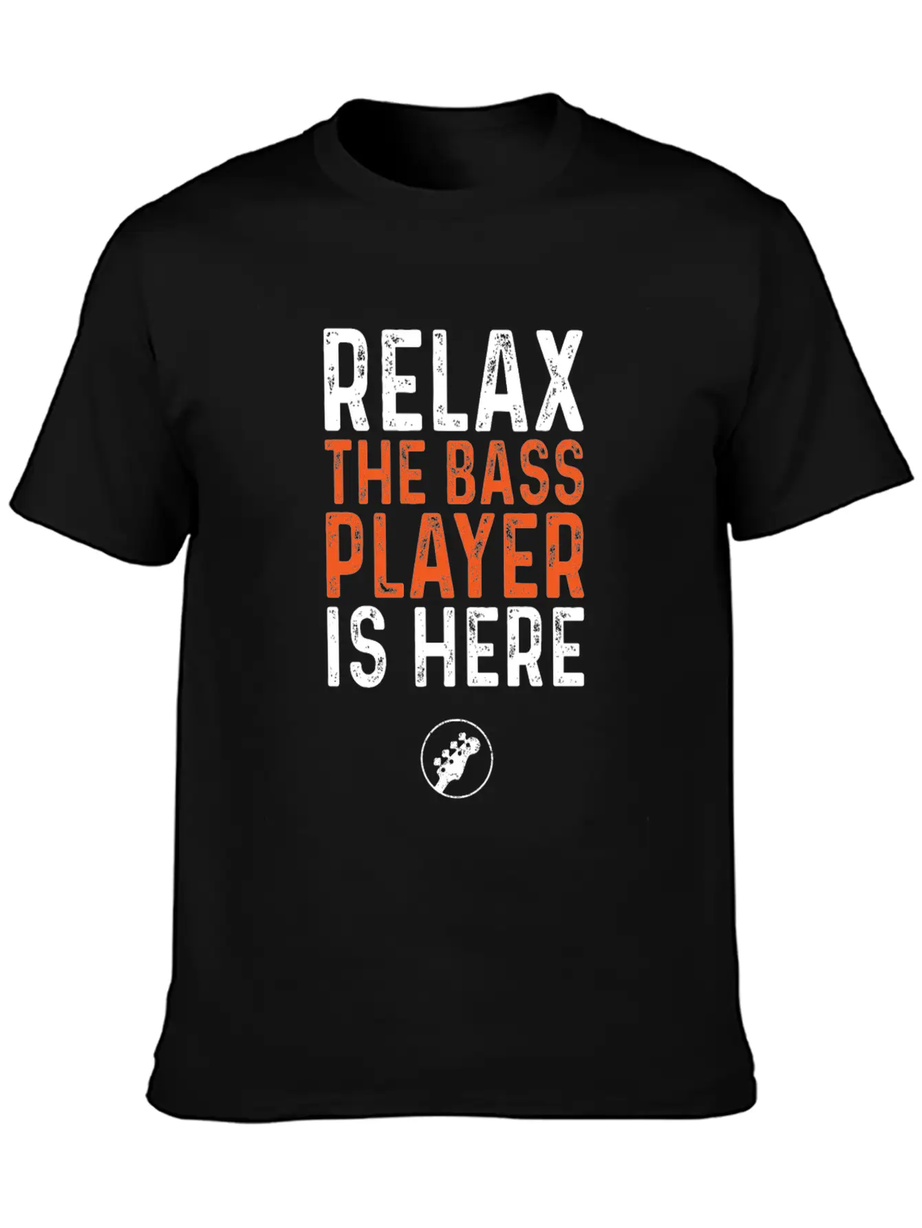 Relax The Bass Player Is Here, Bass Guitar Soft Cotton Short Sleeve Tee – Unisex Wardrobe Staple