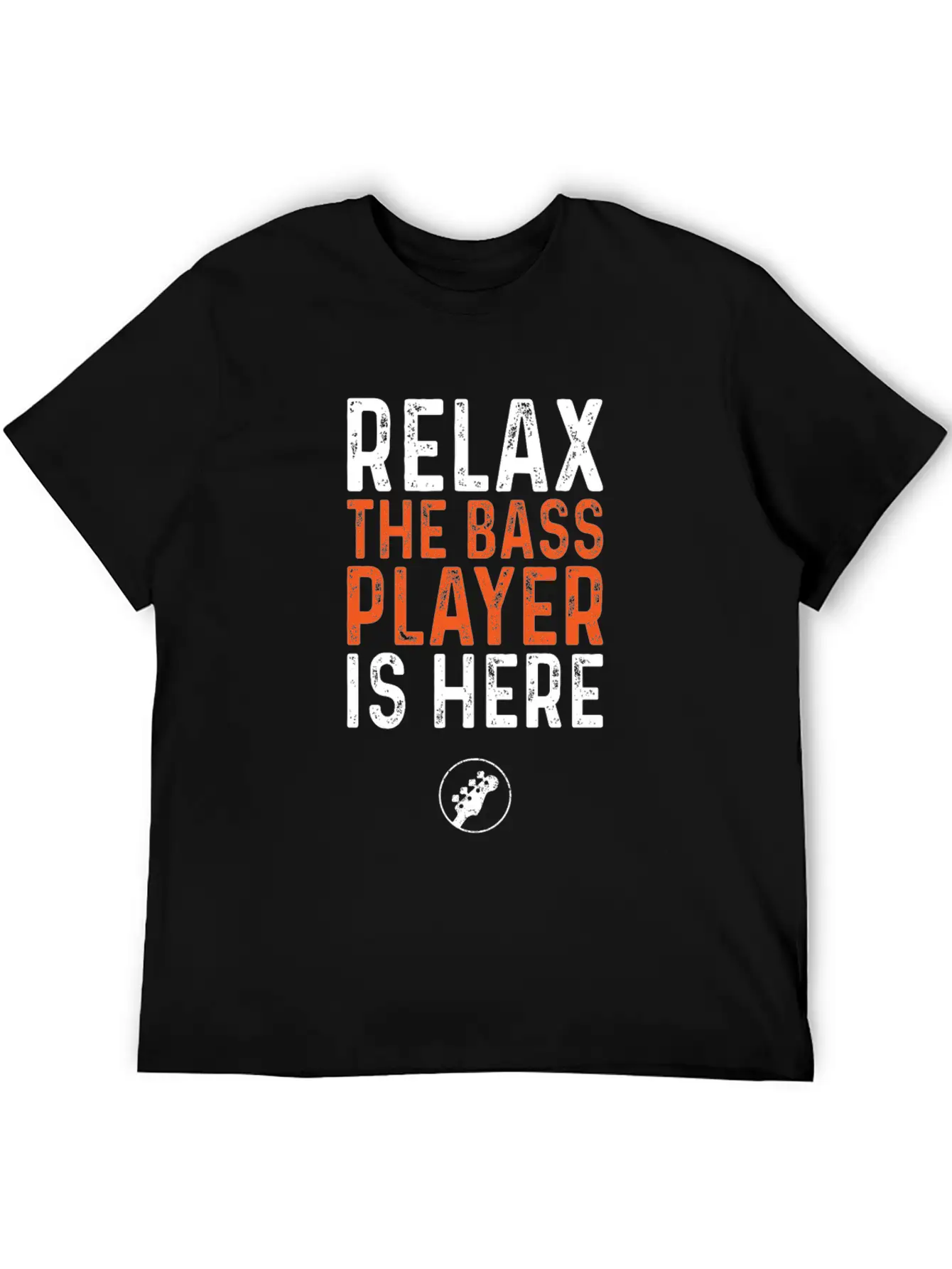 Relax The Bass Player Is Here, Bass Guitar Soft Cotton Short Sleeve Tee – Unisex Wardrobe Staple