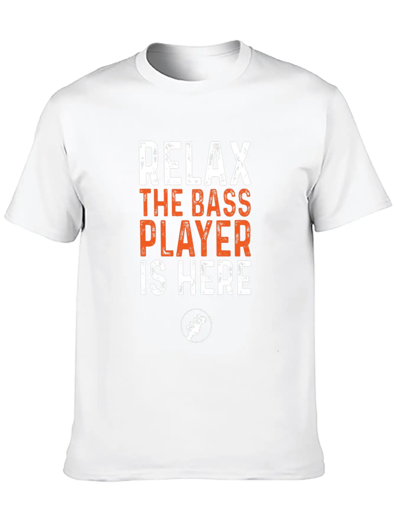 Relax The Bass Player Is Here, Bass Guitar Soft Cotton Short Sleeve Tee – Unisex Wardrobe Staple