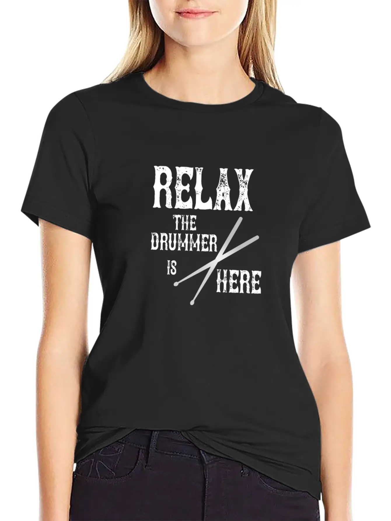 Relax! The Drummer Is Here! Soft Cotton Short Sleeve Tee – Unisex Wardrobe Staple