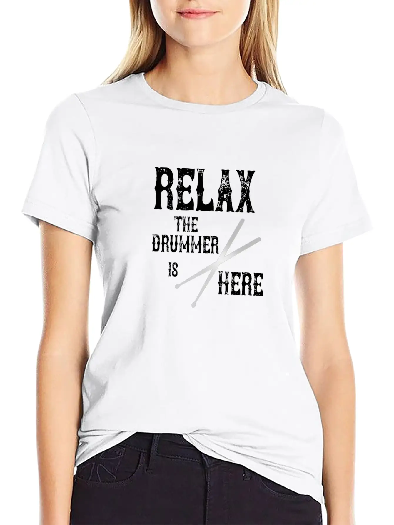 Relax! The Drummer Is Here! Soft Cotton Short Sleeve Tee – Unisex Wardrobe Staple