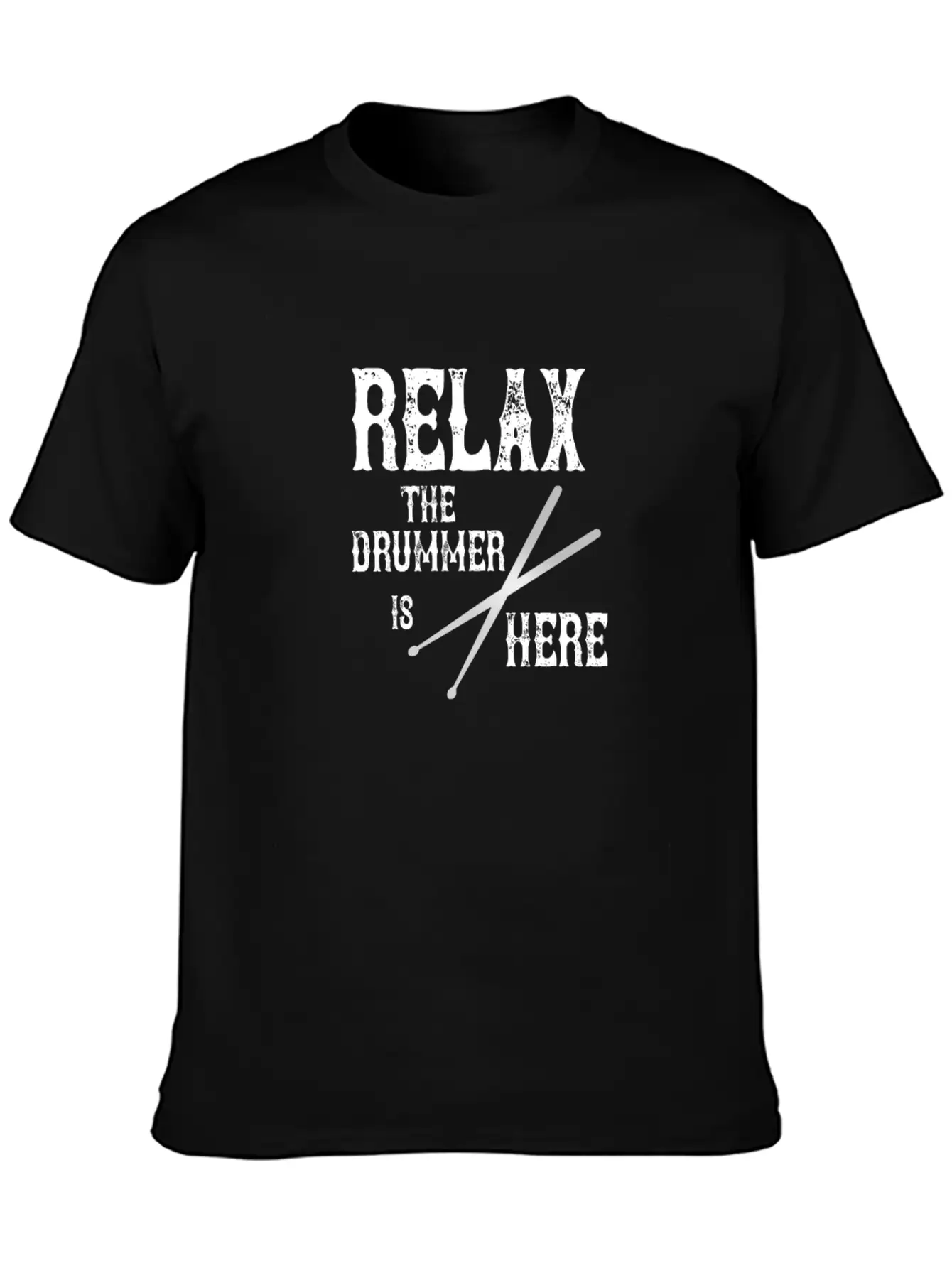 Relax! The Drummer Is Here! Soft Cotton Short Sleeve Tee – Unisex Wardrobe Staple