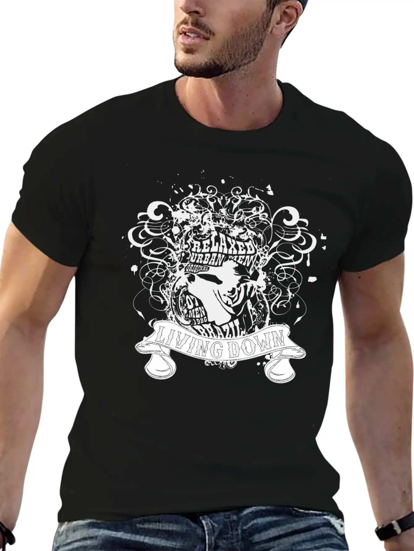 Relaxed Urban Men Classic Fit Graphic Tee For Daily Comfort – Unisex Cotton Shirt