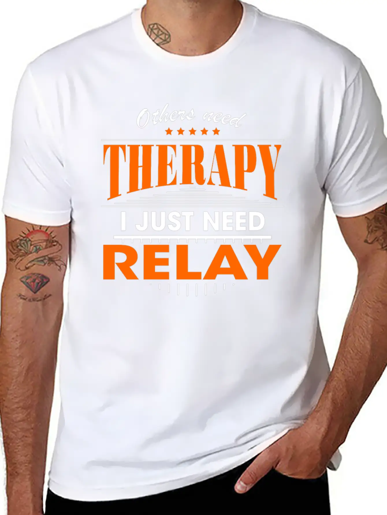 Relay Is My Therapy Lightweight Cotton T-Shirt – Daily Comfort Graphic Shirt