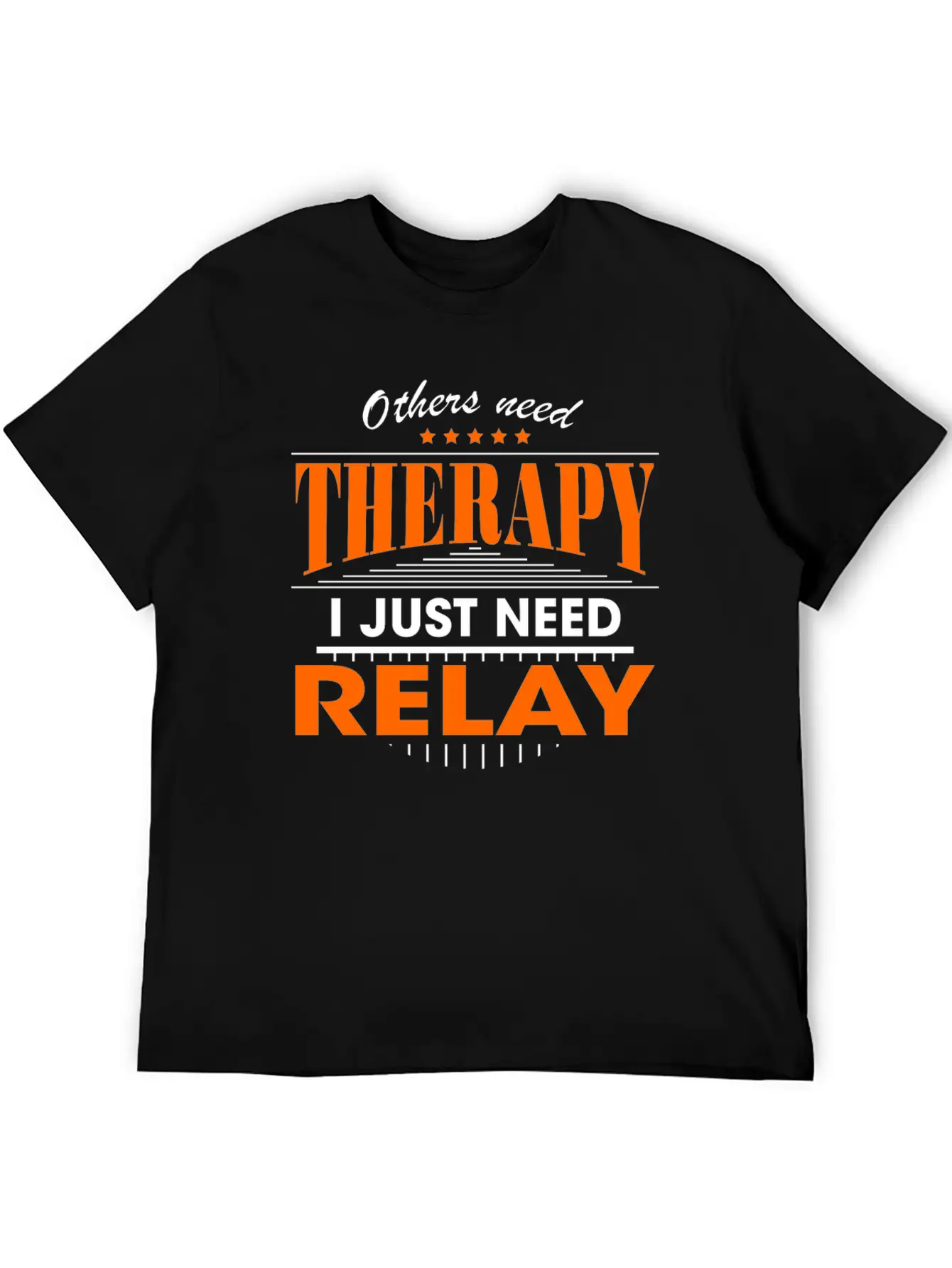 Relay Is My Therapy Lightweight Cotton T-Shirt – Daily Comfort Graphic Shirt