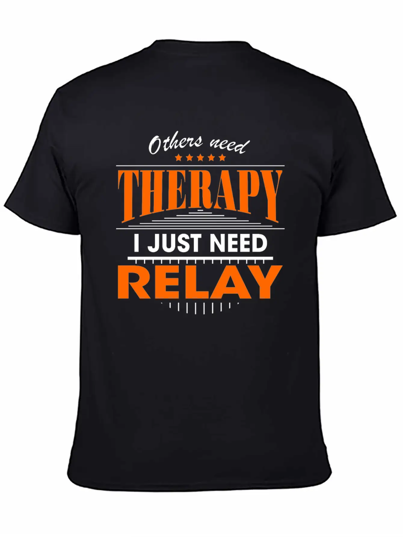 Relay Is My Therapy Lightweight Cotton T-Shirt – Daily Comfort Graphic Shirt