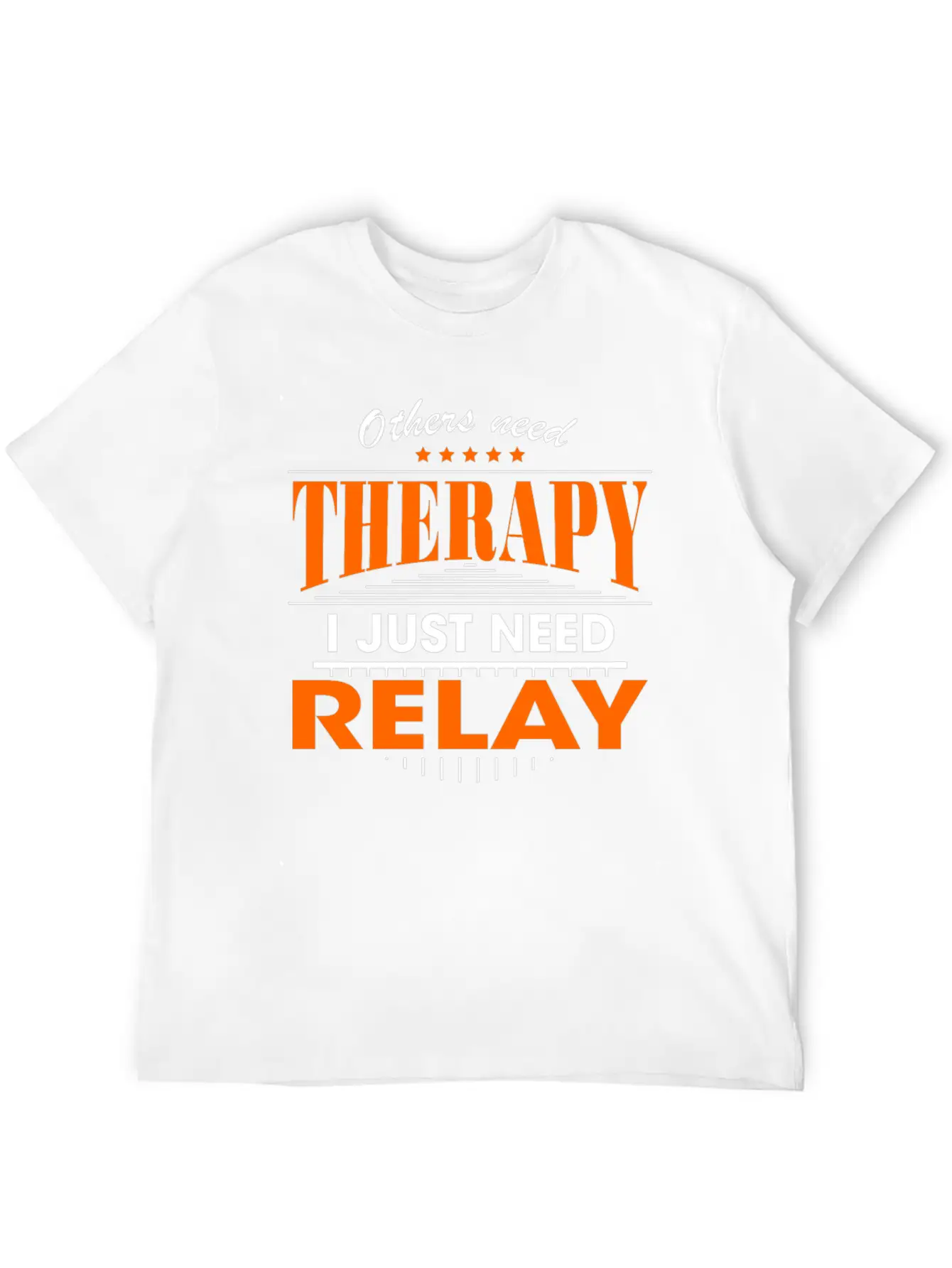 Relay Is My Therapy Lightweight Cotton T-Shirt – Daily Comfort Graphic Shirt