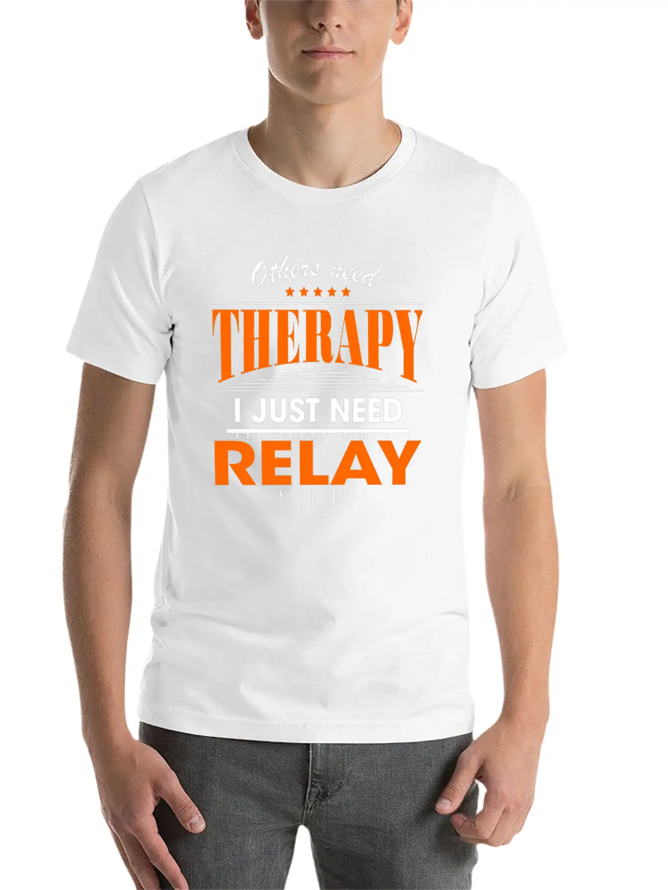 Relay Is My Therapy Lightweight Cotton T-Shirt – Daily Comfort Graphic Shirt