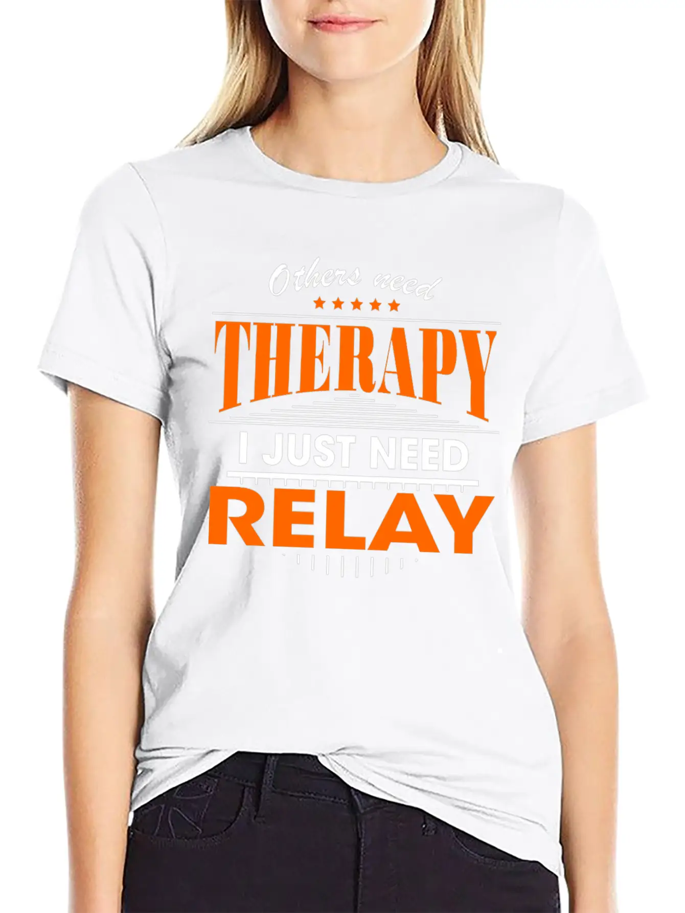 Relay Is My Therapy Lightweight Cotton T-Shirt – Daily Comfort Graphic Shirt