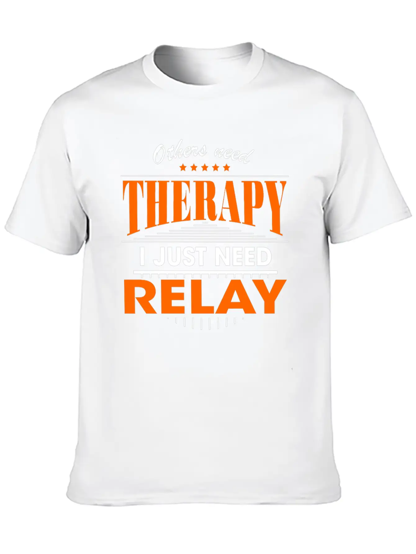 Relay Is My Therapy Lightweight Cotton T-Shirt – Daily Comfort Graphic Shirt
