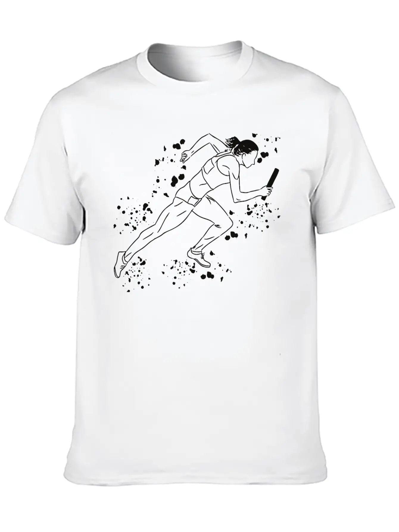 Relay Racer Relay Racing Relay Race Stylish Everyday T-Shirt – Unisex Basic Cotton Tee