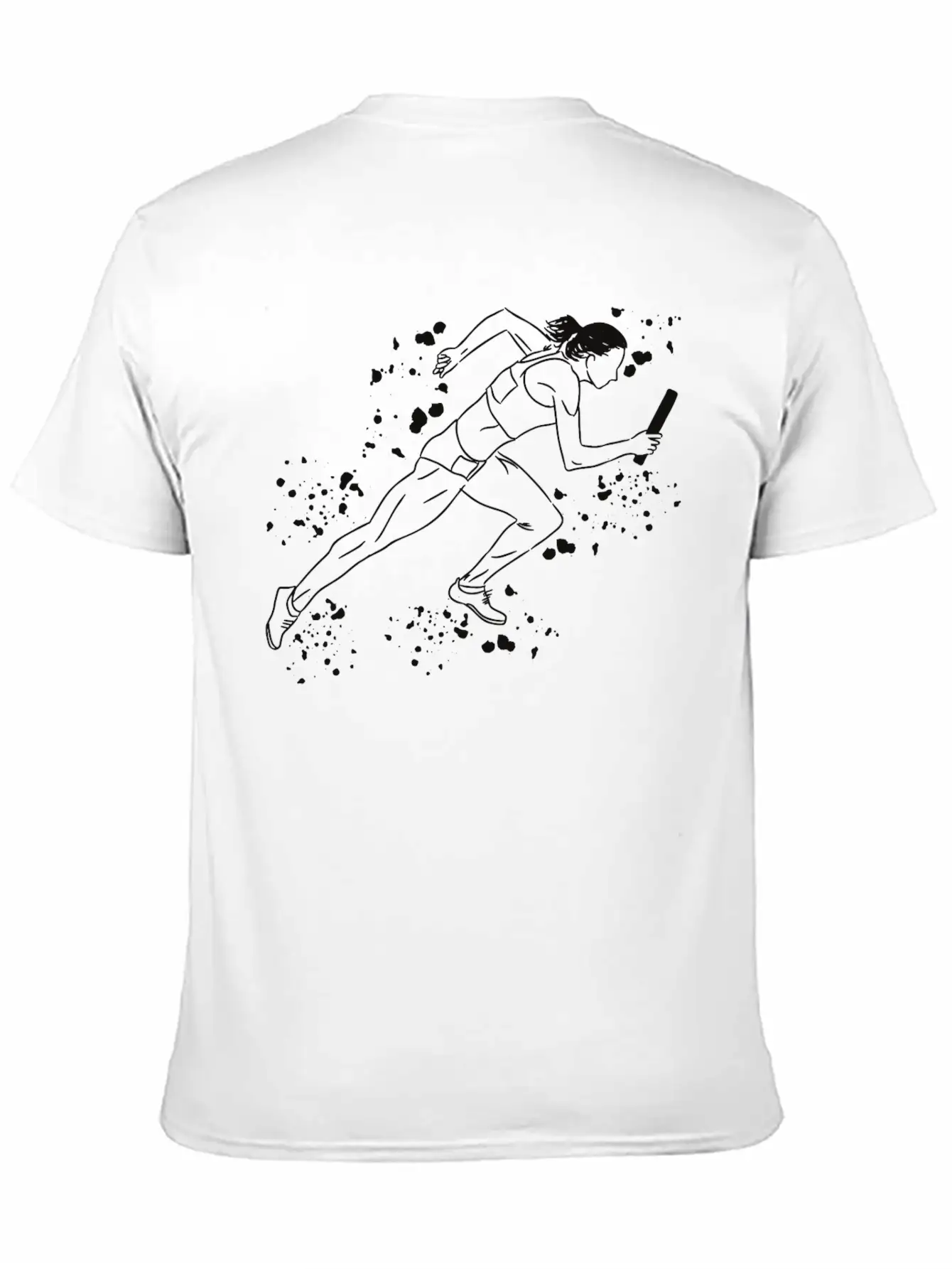 Relay Racer Relay Racing Relay Race Stylish Everyday T-Shirt – Unisex Basic Cotton Tee