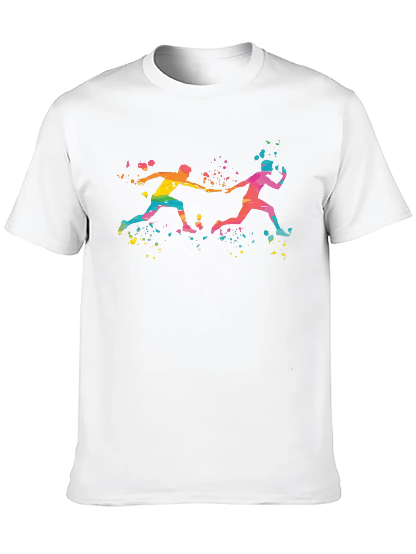 Relay Racer Relay Racing Relay Race Unisex Casual T-Shirt – Clean Design For Daily Comfort