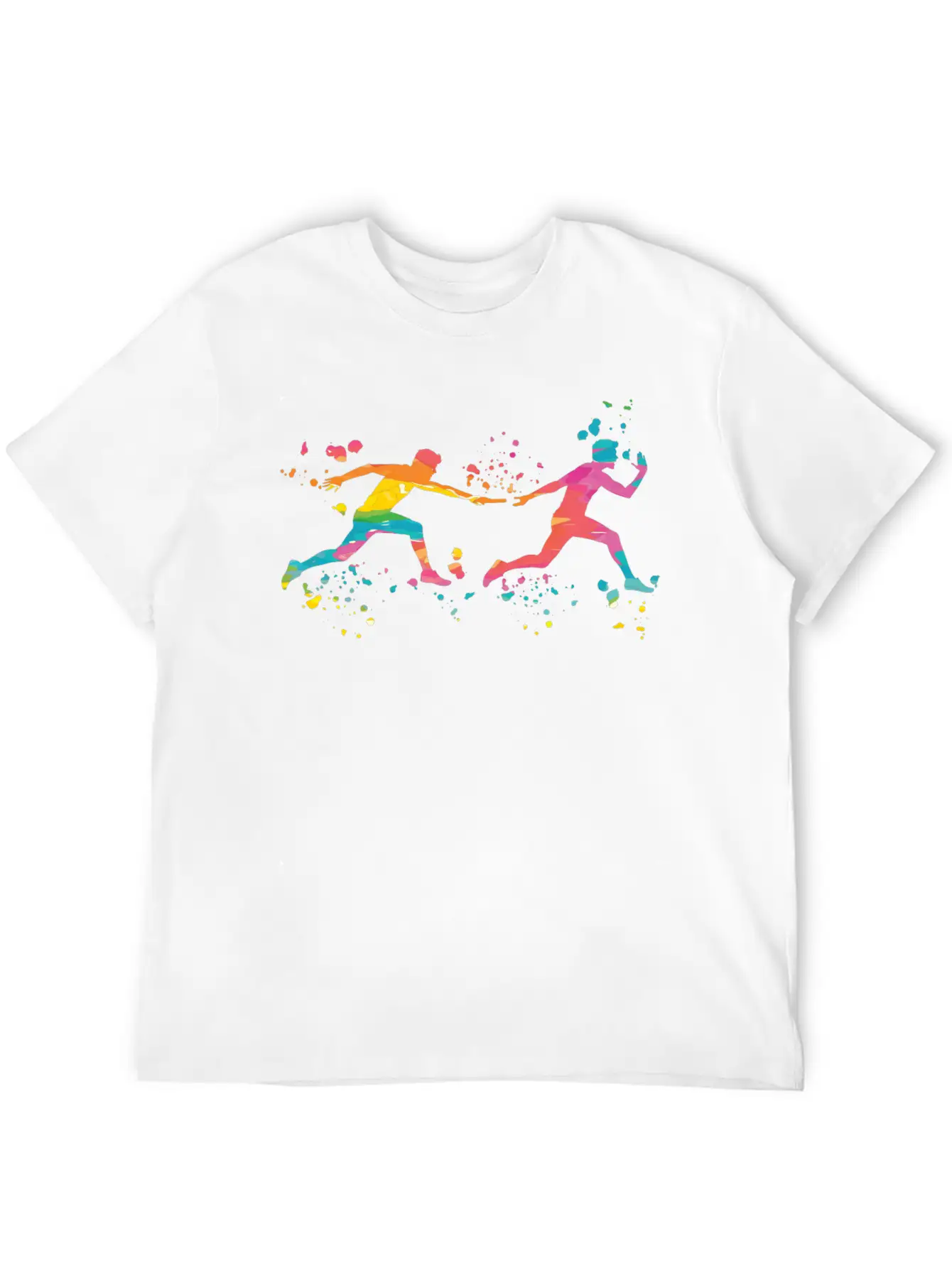 Relay Racer Relay Racing Relay Race Unisex Casual T-Shirt – Clean Design For Daily Comfort