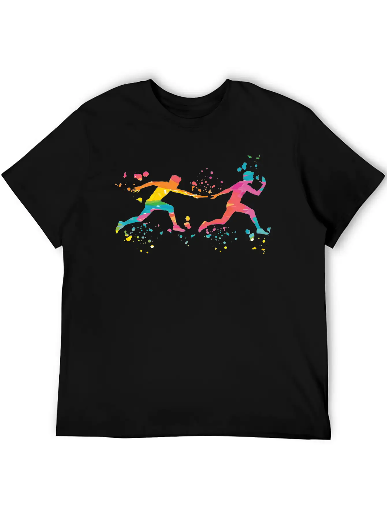 Relay Racer Relay Racing Relay Race Unisex Casual T-Shirt – Clean Design For Daily Comfort