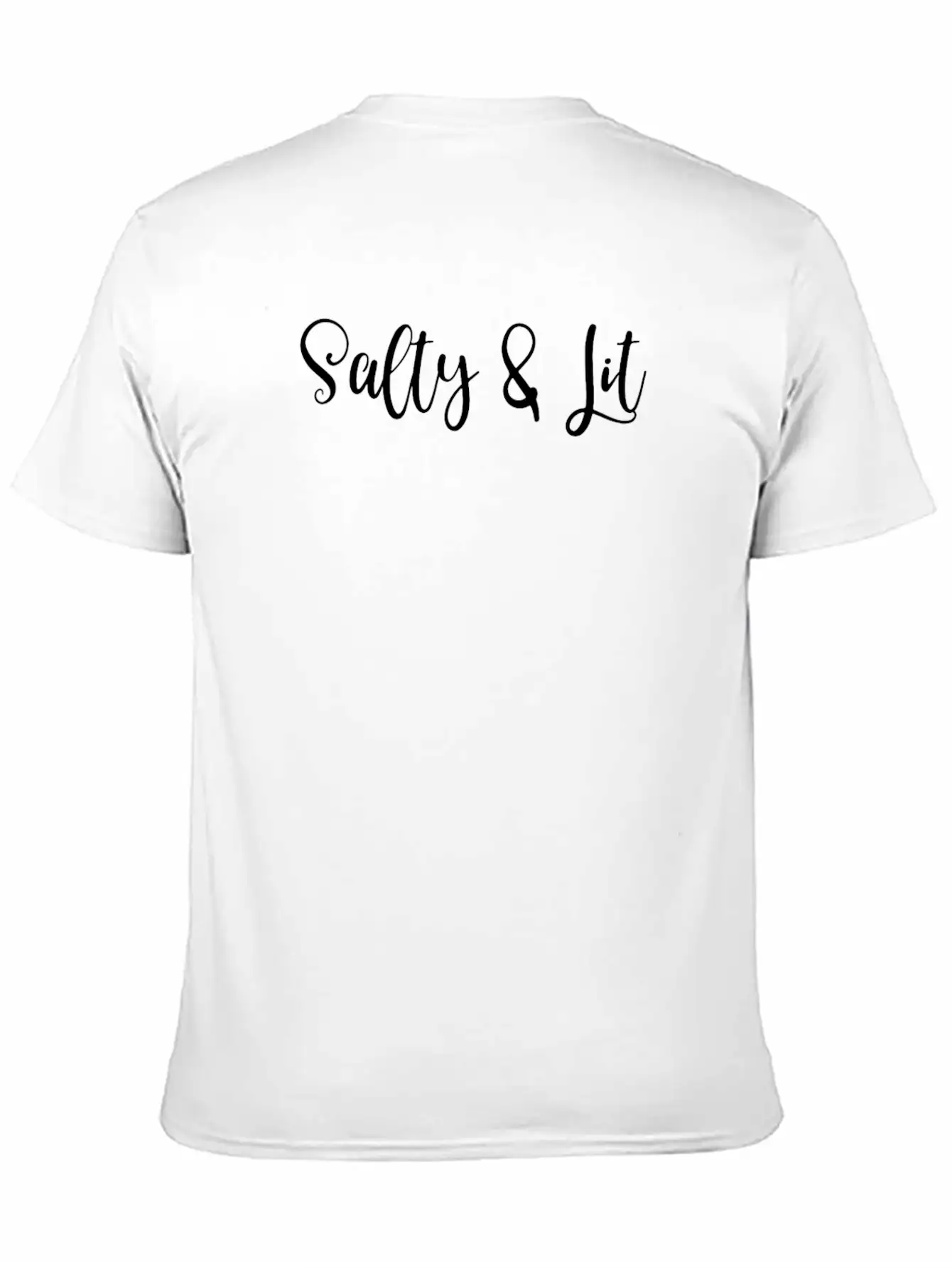 Religious Salt And Light Salty And Lit Lightweight Cotton T-Shirt – Daily Comfort Graphic Shirt