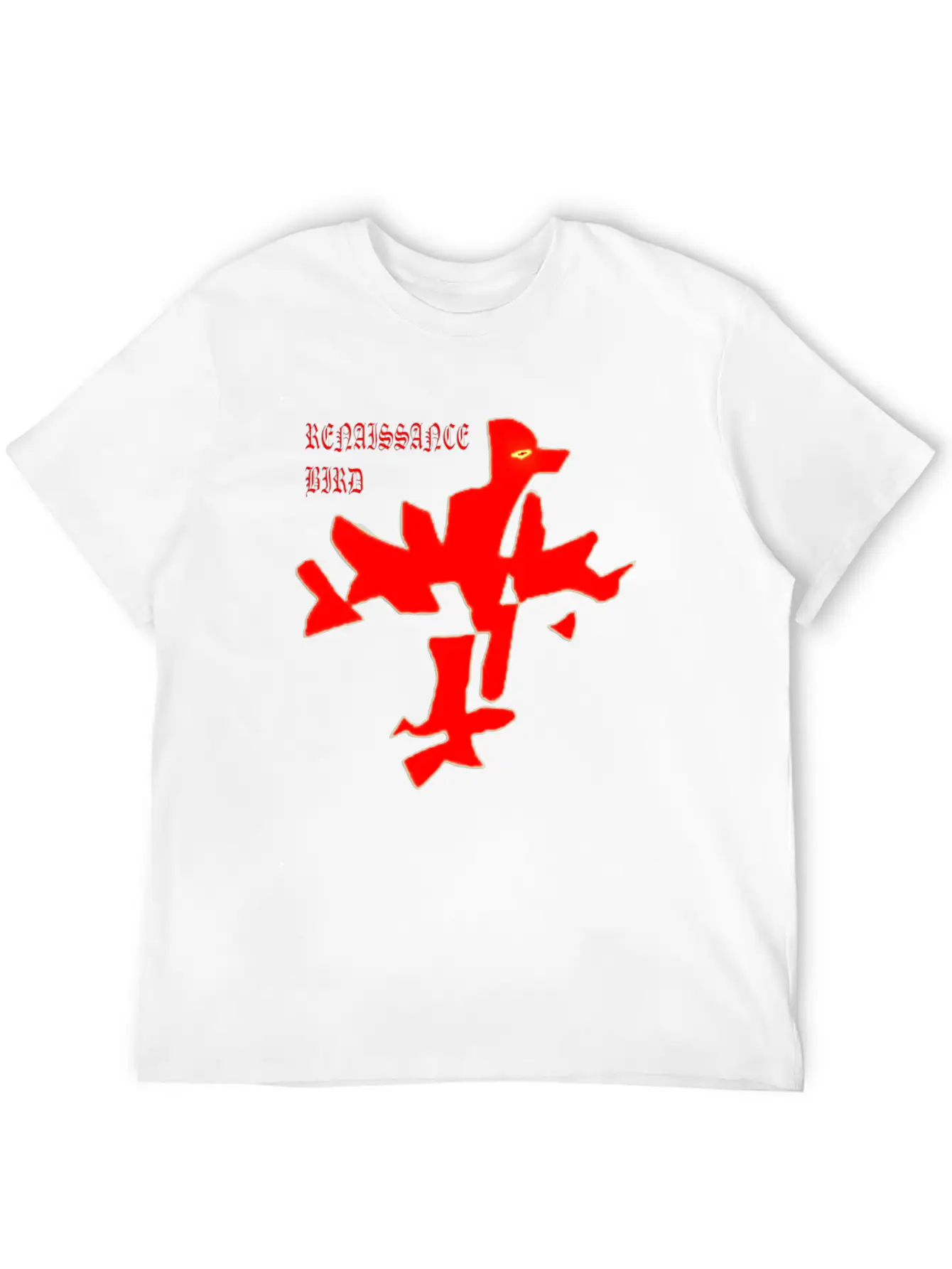 Renaissance Bird Red Logo Soft Cotton Short Sleeve Tee – Unisex Wardrobe Staple