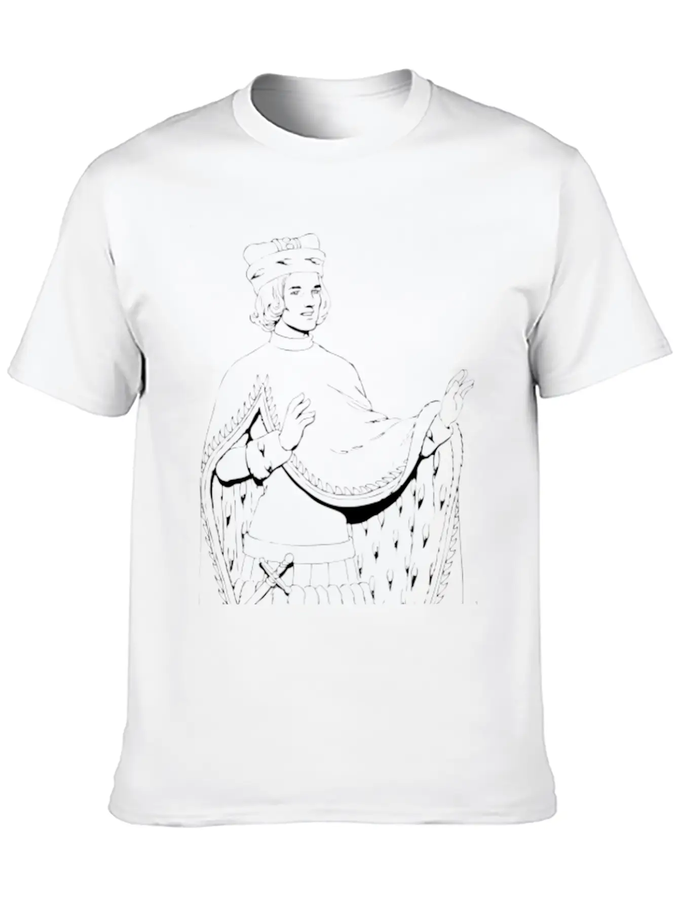 Renaissance Of Traditional Character Basic Graphic T-Shirt – Daily Comfort In Soft Cotton