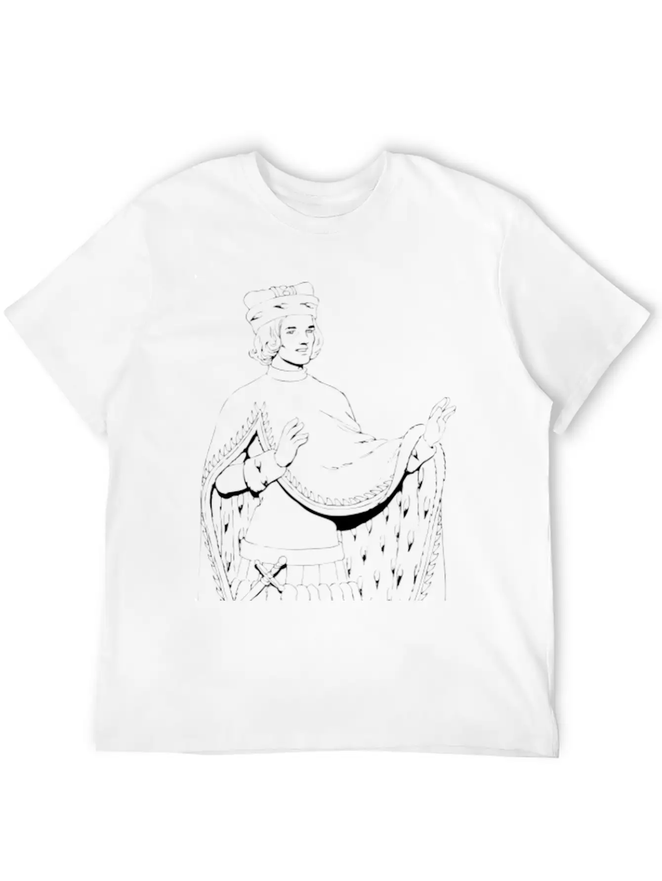 Renaissance Of Traditional Character Basic Graphic T-Shirt – Daily Comfort In Soft Cotton