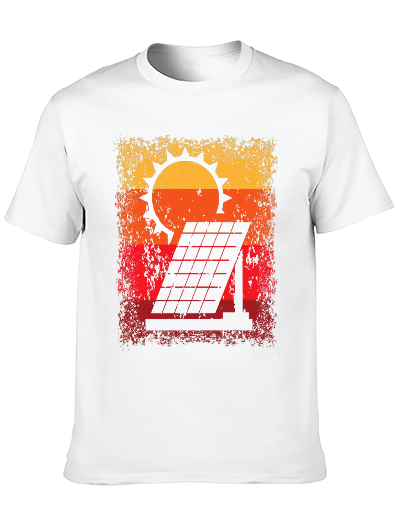 Renewable Energy Solar Power Energy Photovoltaic Relaxed Everyday Tee – Lightweight And Durable Cotton