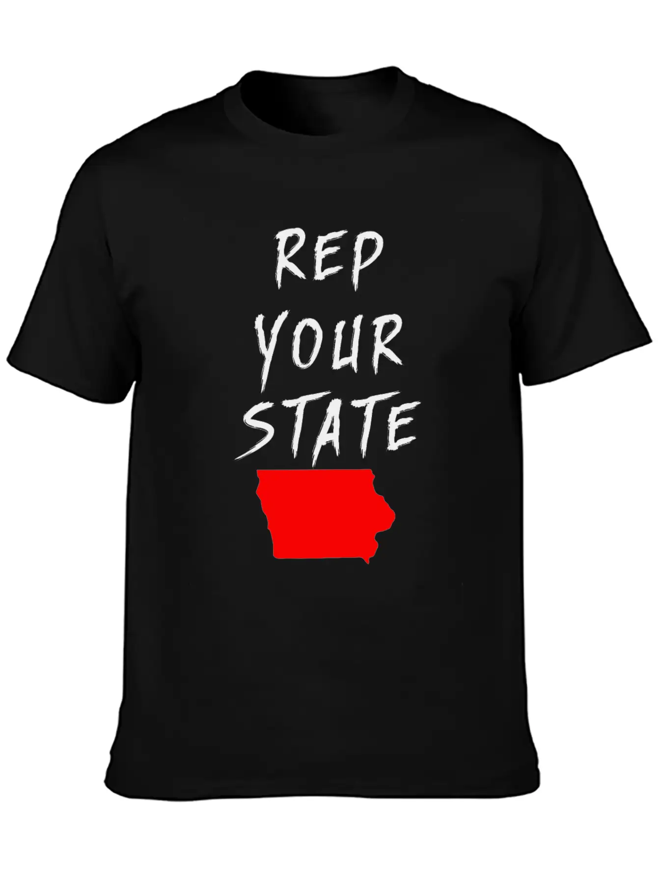REP YOUR STATE IOWA Essential Cotton Tee For Daily Outfits – Unisex Style