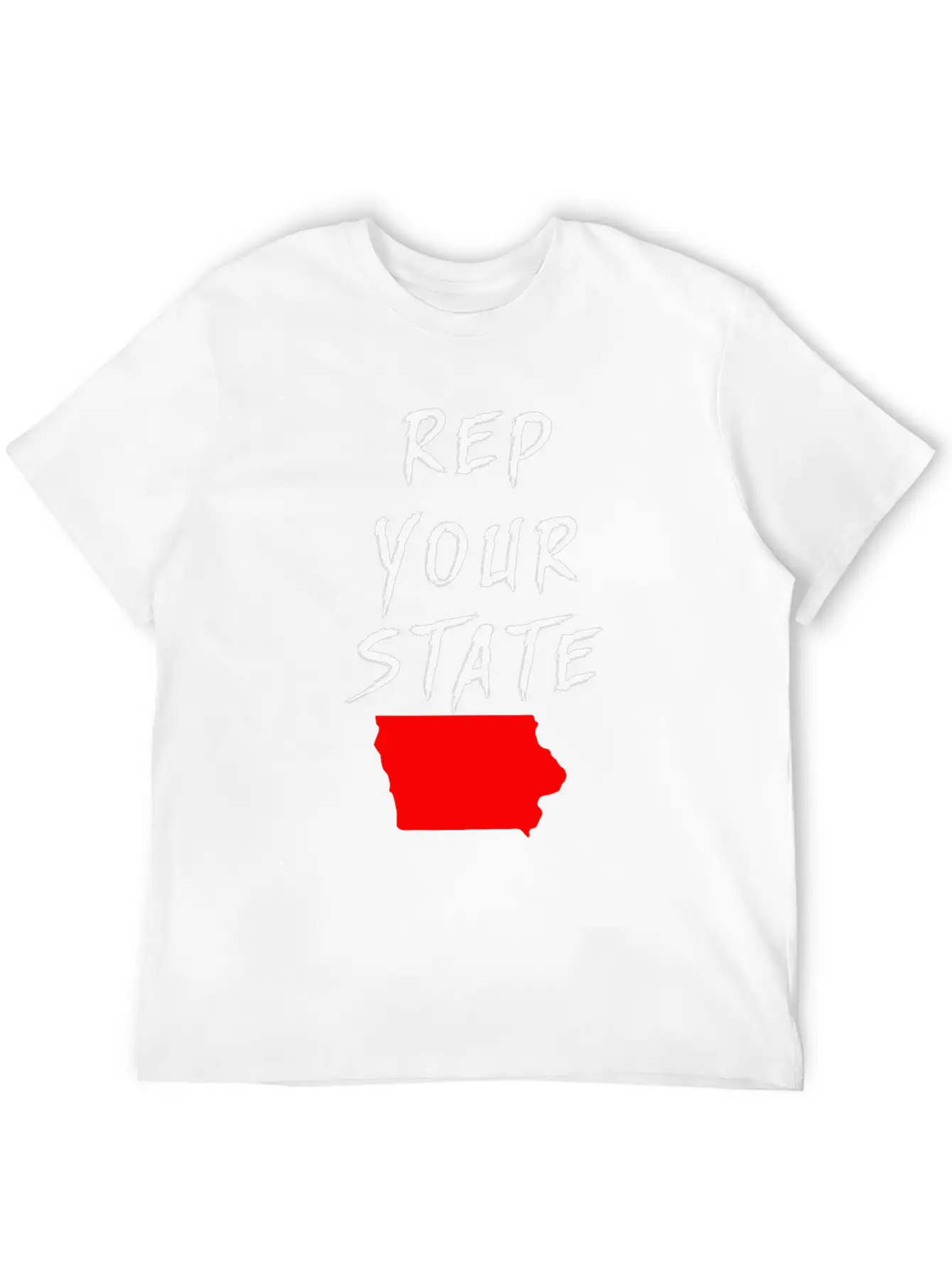 REP YOUR STATE IOWA Essential Cotton Tee For Daily Outfits – Unisex Style