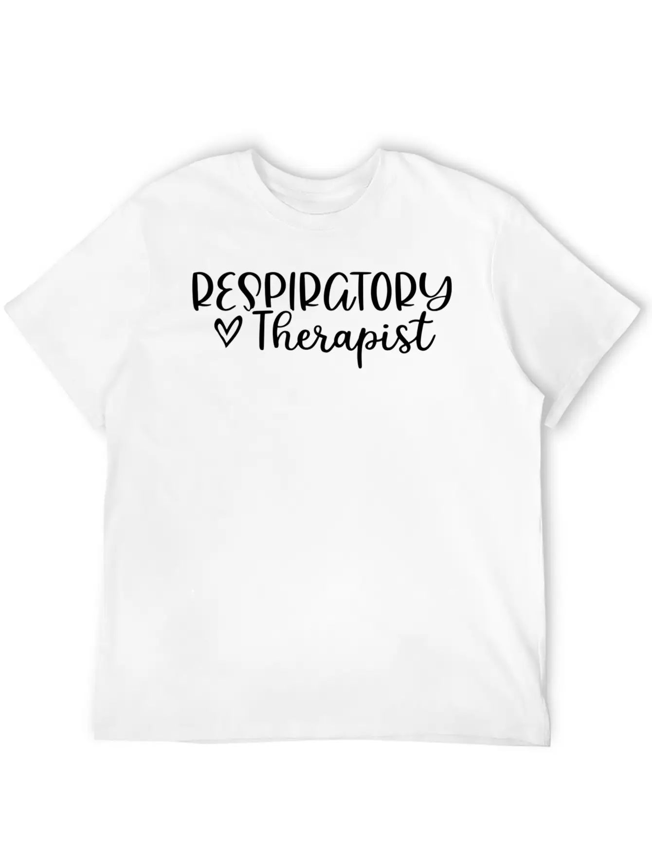 Reratory Therapist With Heart Unisex Casual T-Shirt – Clean Design For Daily Comfort