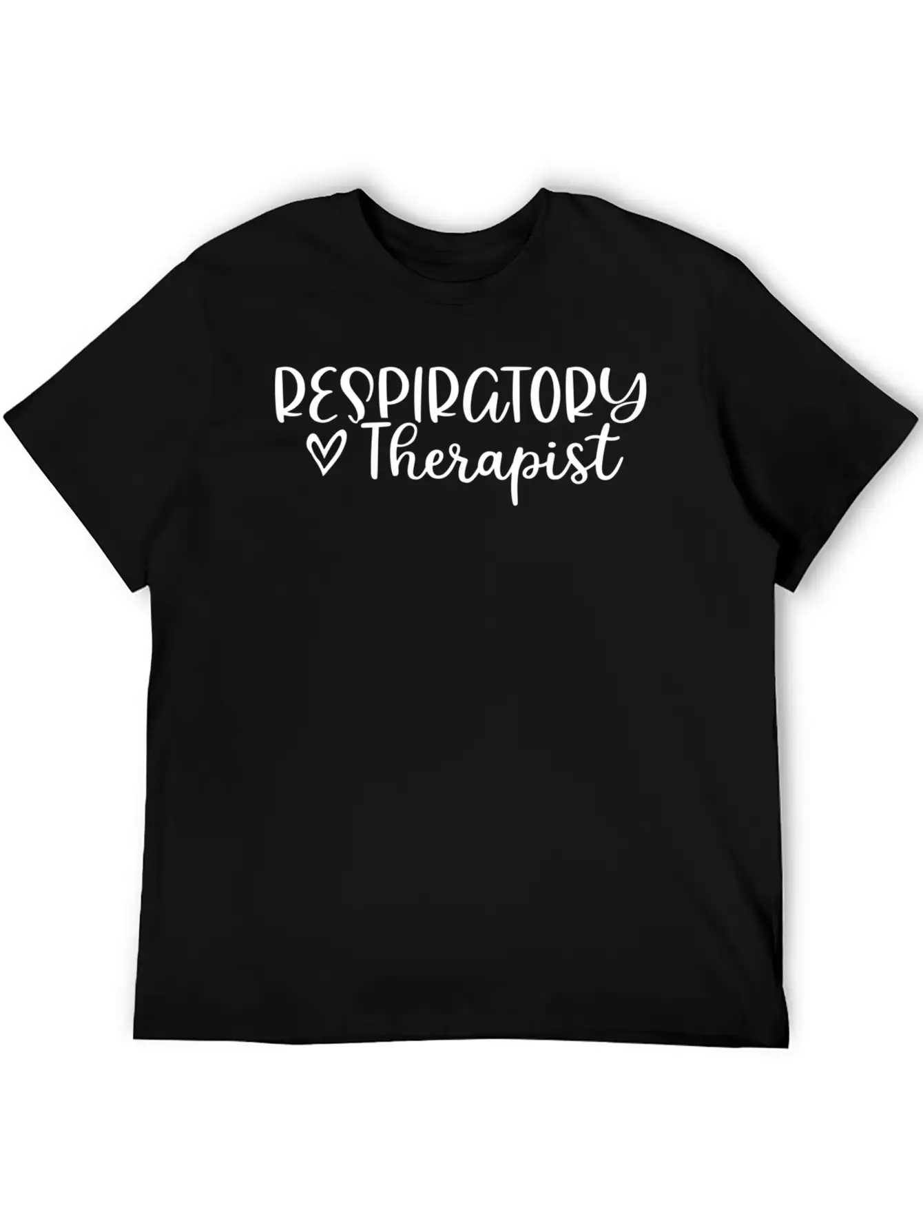 Reratory Therapist With Heart Unisex Casual T-Shirt – Clean Design For Daily Comfort