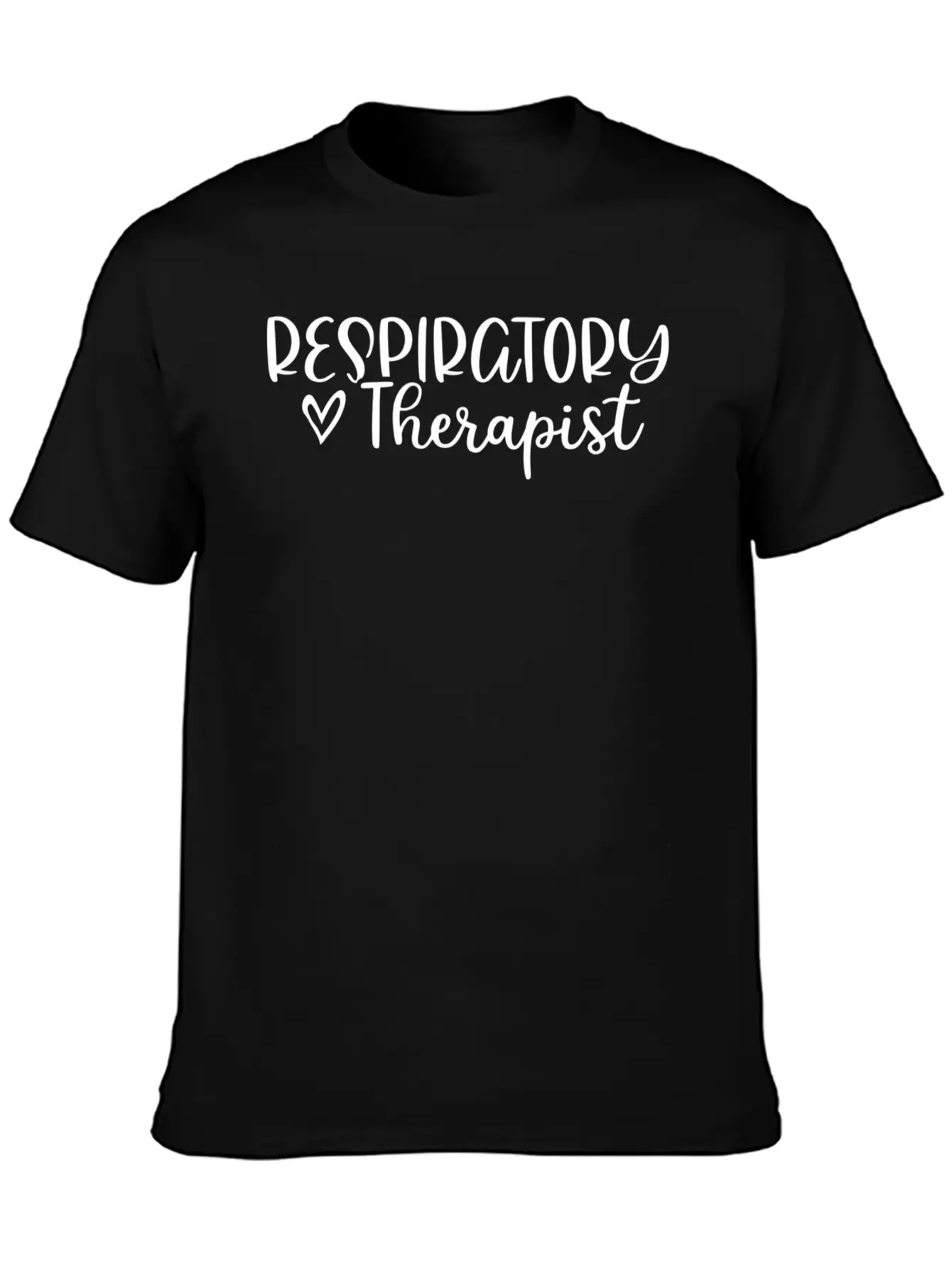 Reratory Therapist With Heart Unisex Casual T-Shirt – Clean Design For Daily Comfort