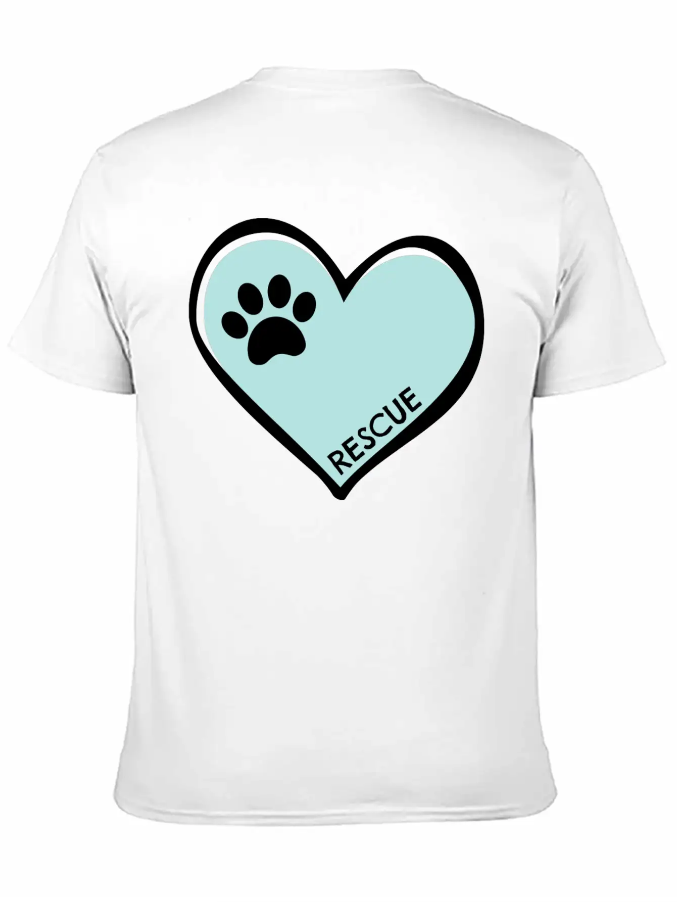Rescue Dog Stylish Everyday T-Shirt – Unisex Basic Cotton Tee