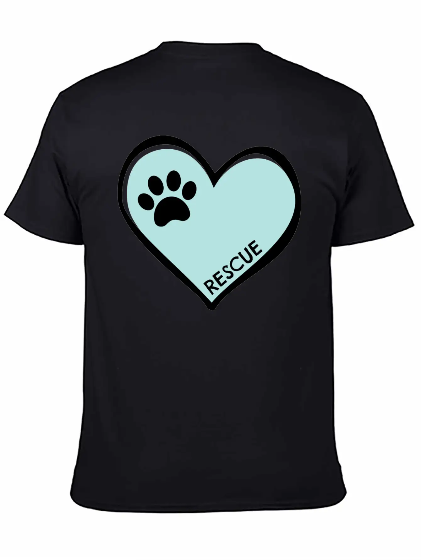 Rescue Dog Stylish Everyday T-Shirt – Unisex Basic Cotton Tee