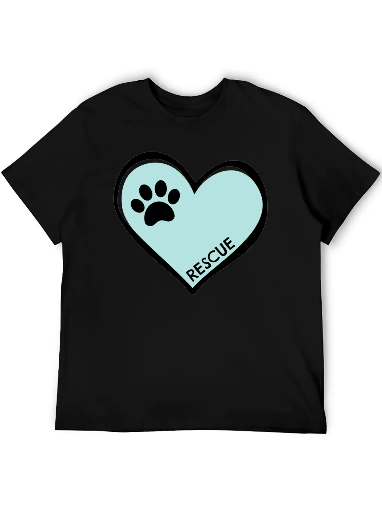 Rescue Dog Stylish Everyday T-Shirt – Unisex Basic Cotton Tee