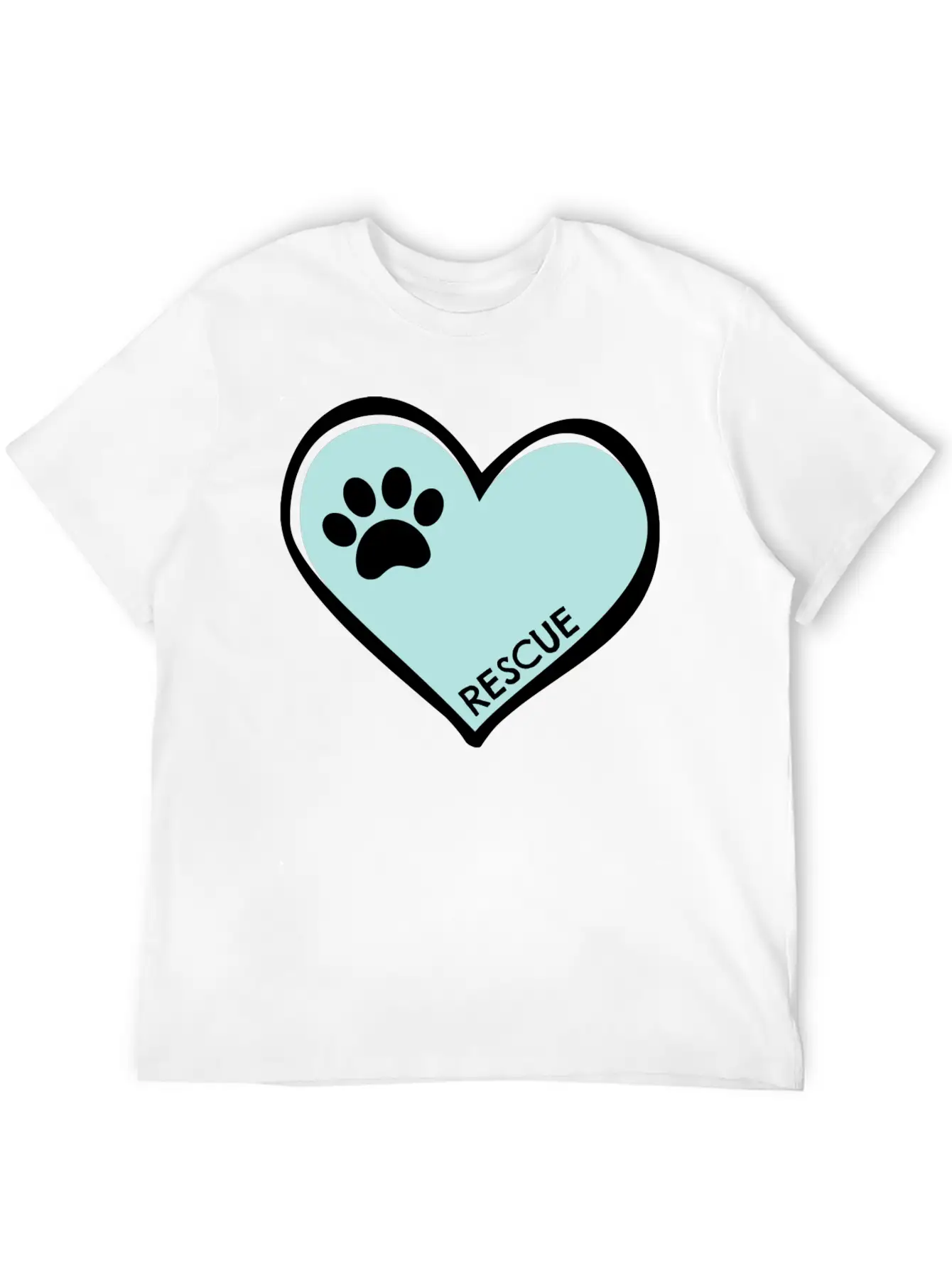 Rescue Dog Stylish Everyday T-Shirt – Unisex Basic Cotton Tee