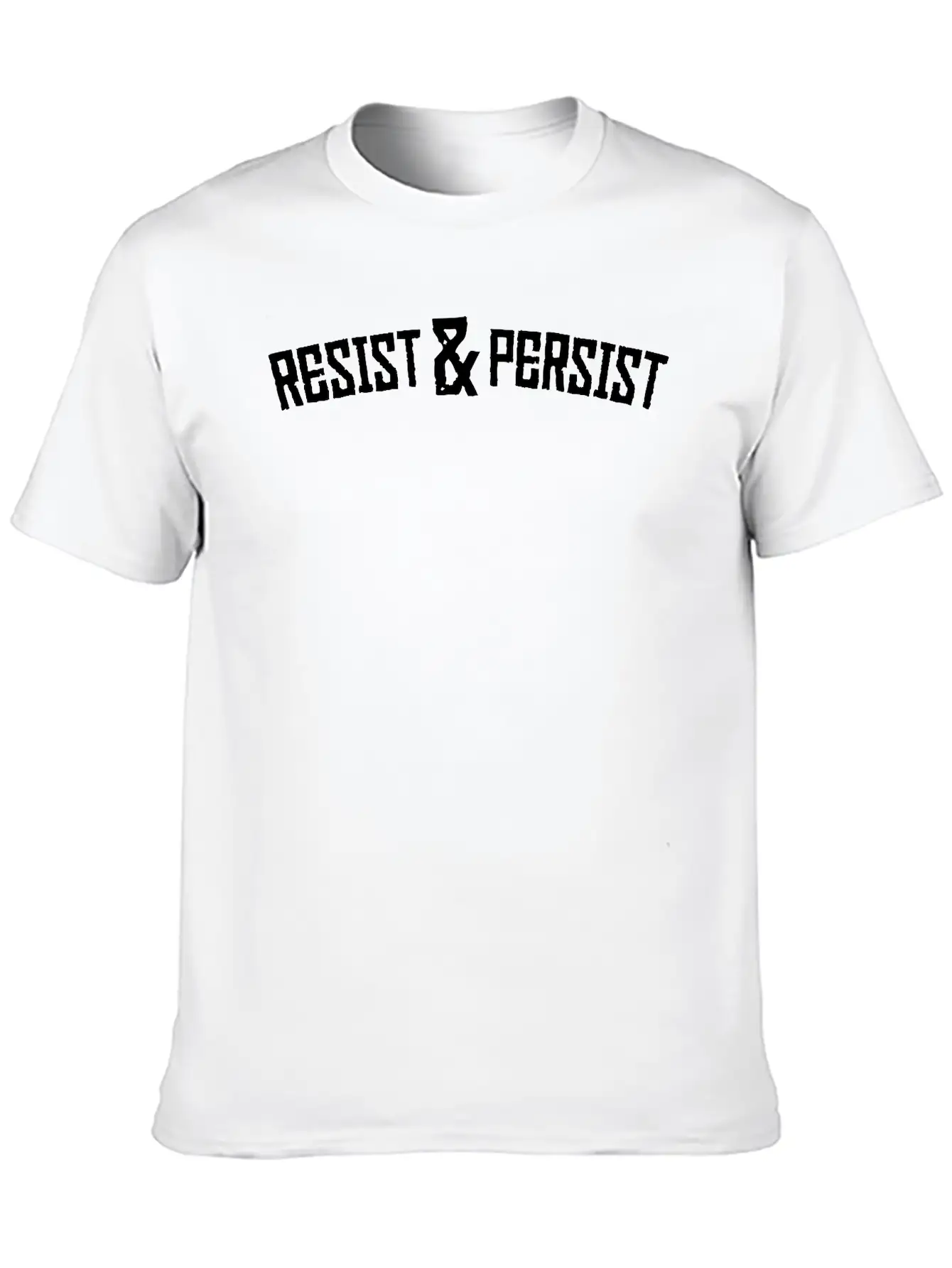 Resist & Persist Modern Fit Casual T-Shirt – Clean And Versatile Design