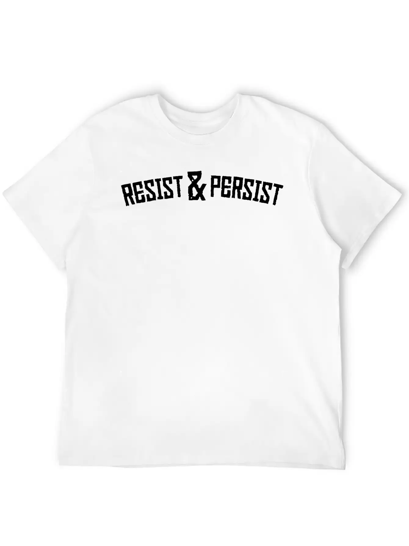 Resist & Persist Modern Fit Casual T-Shirt – Clean And Versatile Design