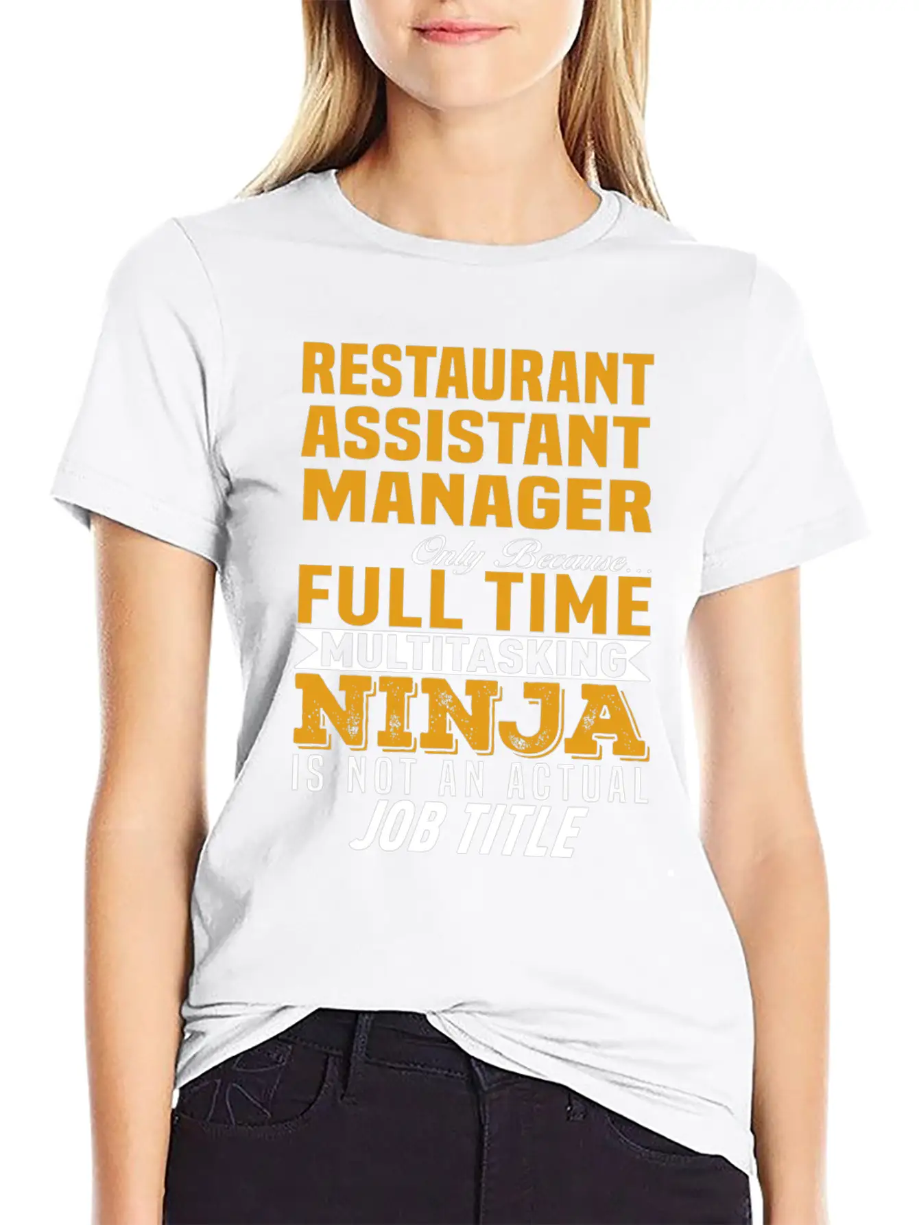Restaurant Assistant Manager Stylish Everyday T-Shirt – Unisex Basic Cotton Tee